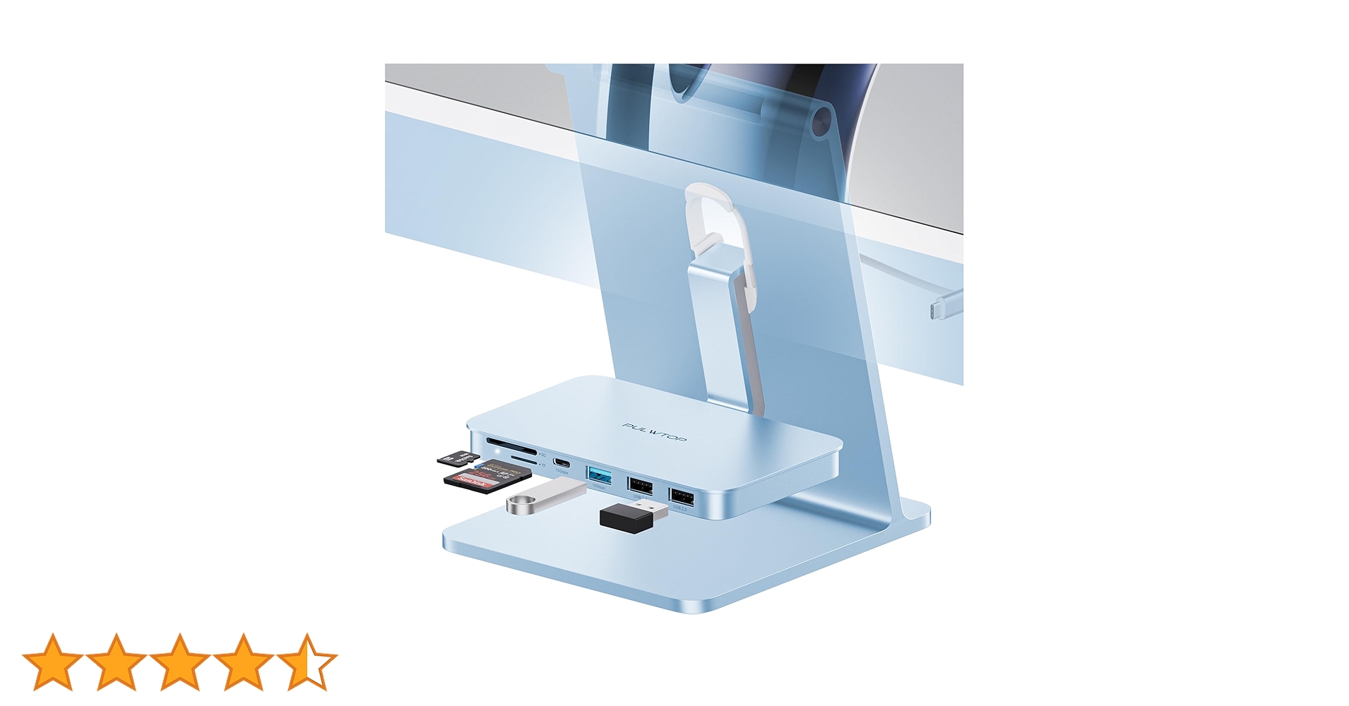 macさま専用ページ Amazon | PULWTOP iMac アクセサリー i-Mac 2021/2023/2024用 USB A/C